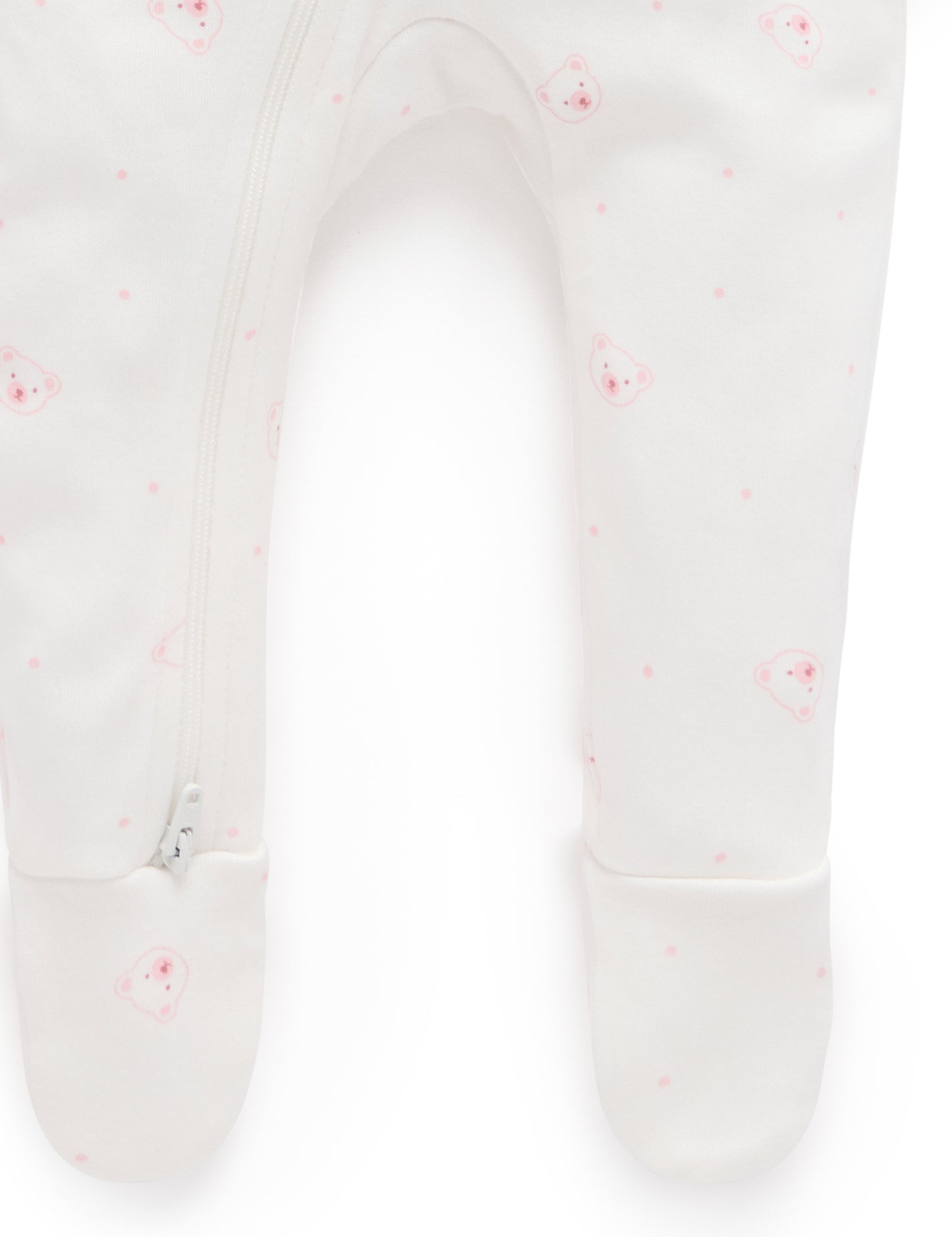 Zip Growsuit 2pk - Pink Bears