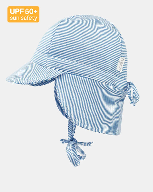 Flap Cap Baby - Sky