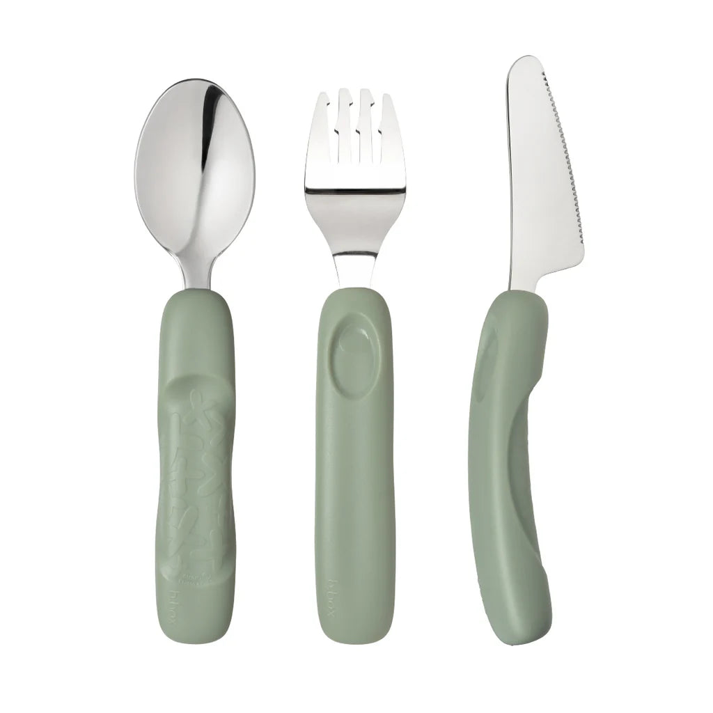Jnr Cutlery Trio - Sage