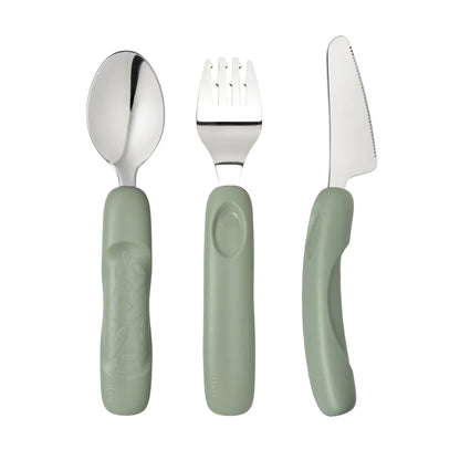 Jnr Cutlery Trio - Sage