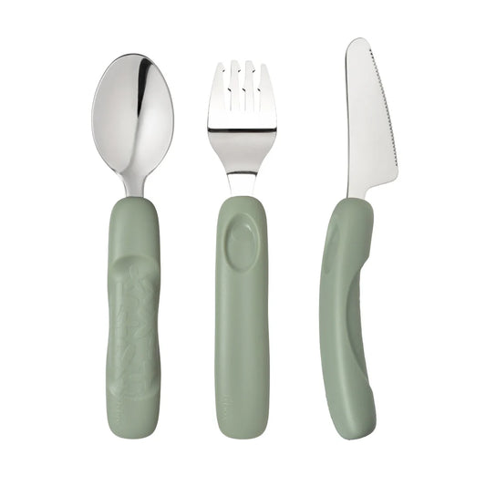 Jnr Cutlery Trio - Sage
