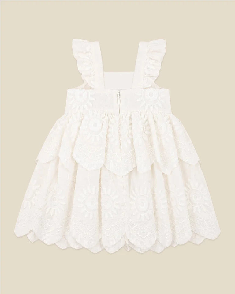 Tiered Broidery Dress 3Y-5Y