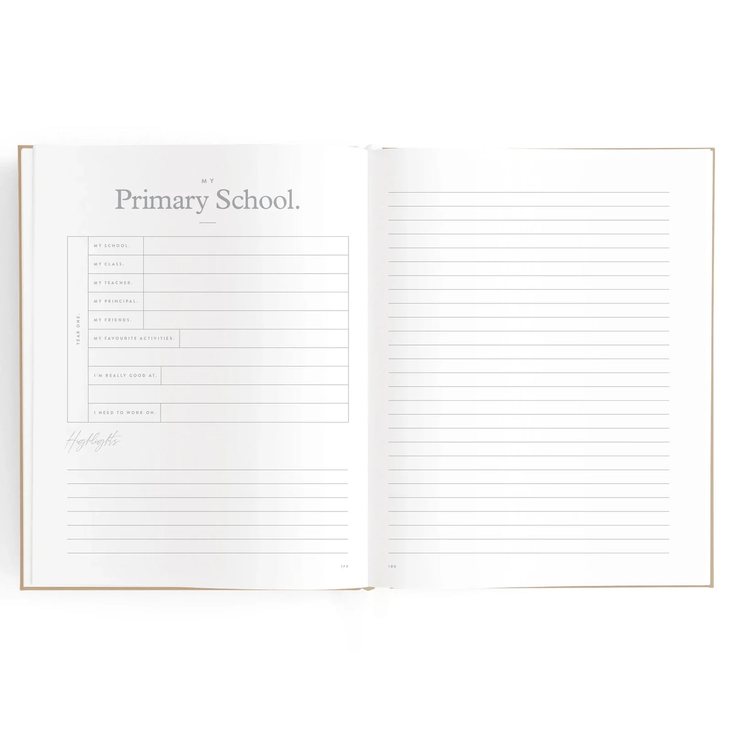 Baby Journal 3rd Edition - Biscuit