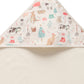 Farmyard Christmas Hooded Towel