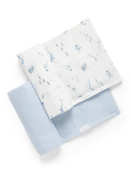 Muslin Wrap 2pk - Nautical