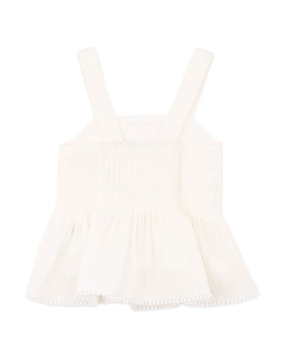 Sundae Peplum Dobby Top 00-2Y