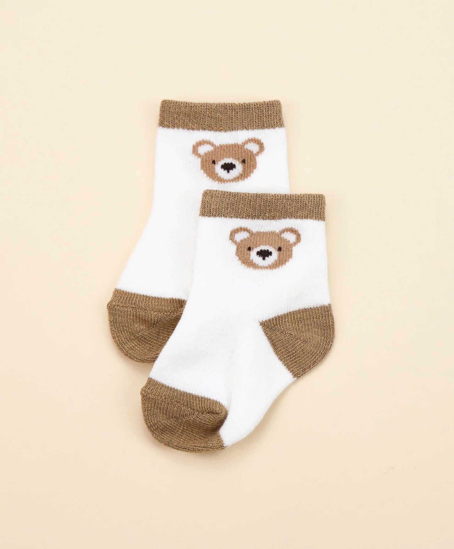 Organic Cotton Baby Socks - Bear