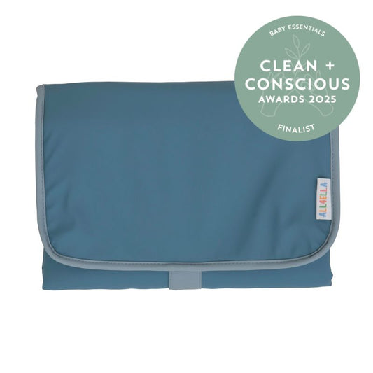Recycled Changing Mat Wallet - Blue