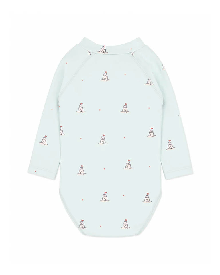 Jamie Sunsuit with Aqua Nappy