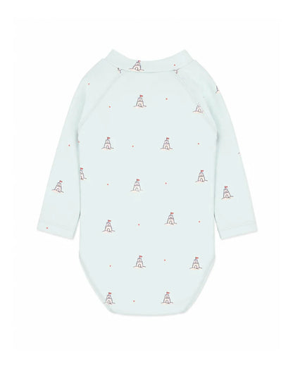 Jamie Sunsuit with Aqua Nappy