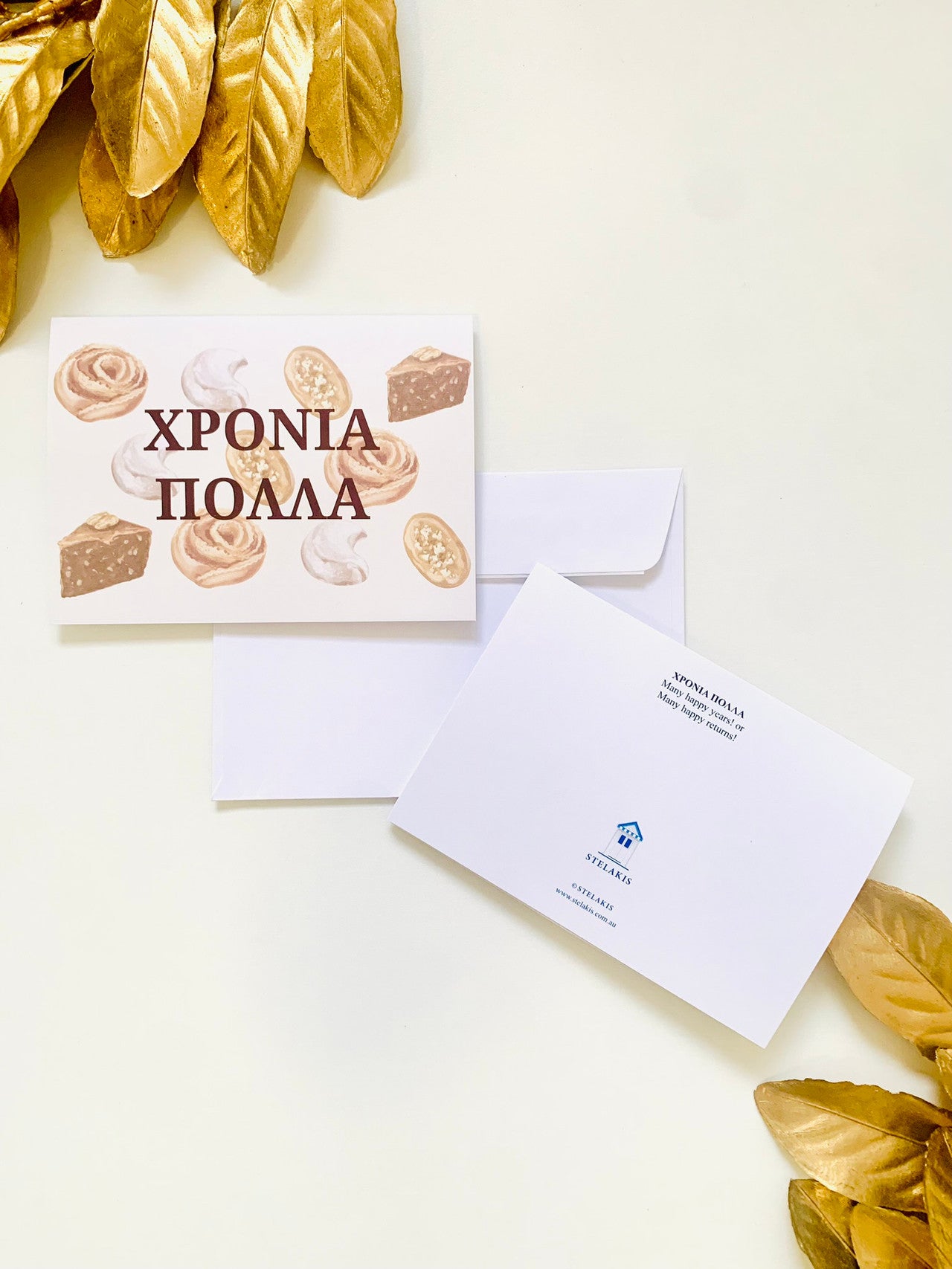 Xronia Polla Greeting Card