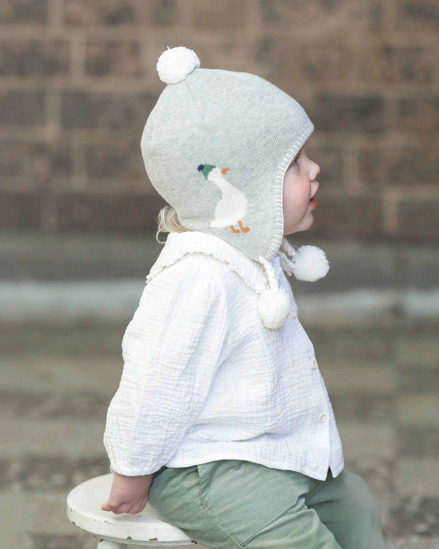 Baby Blouse Peter Pan - Cream