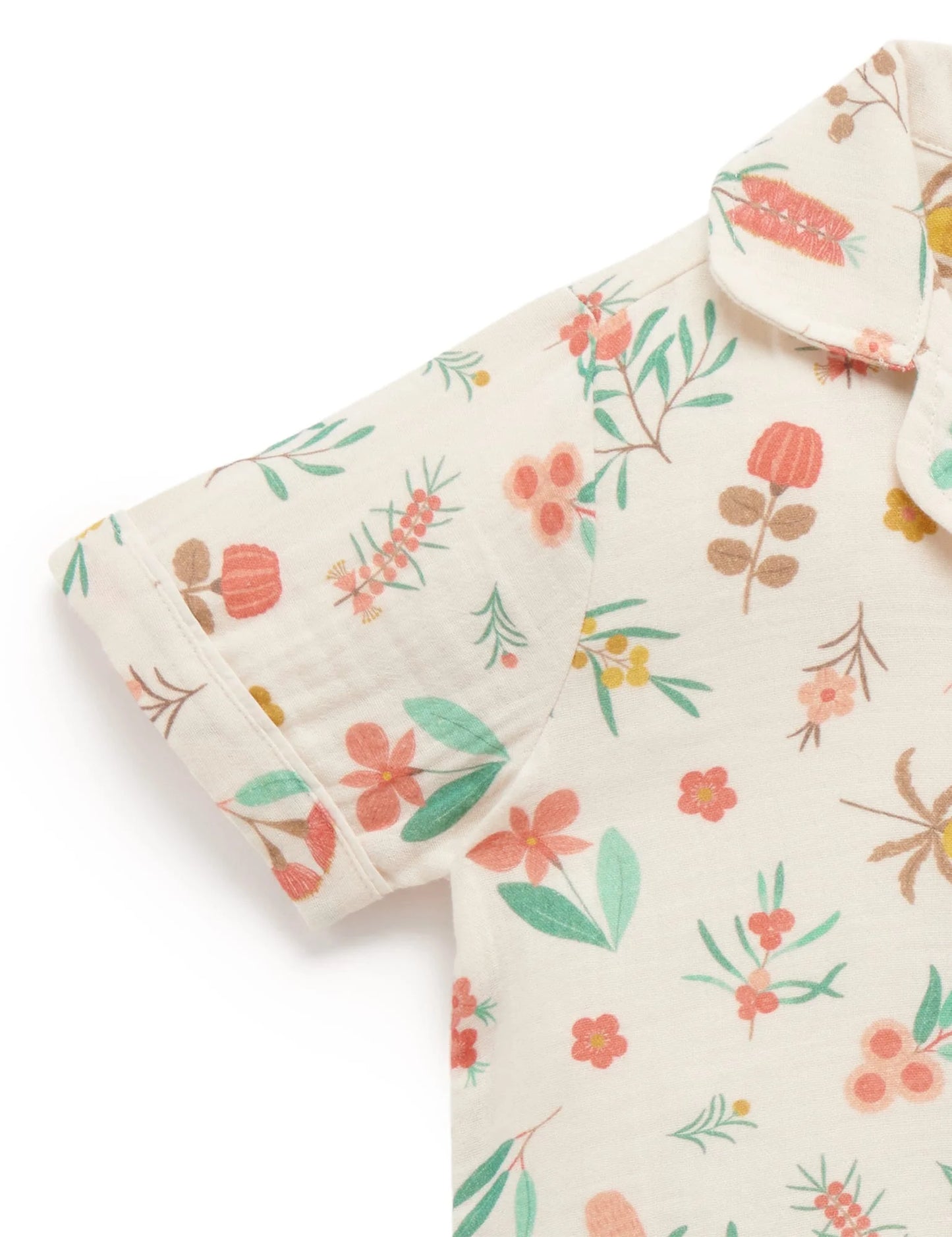 Outback Floral Short Crinkle PJ Set