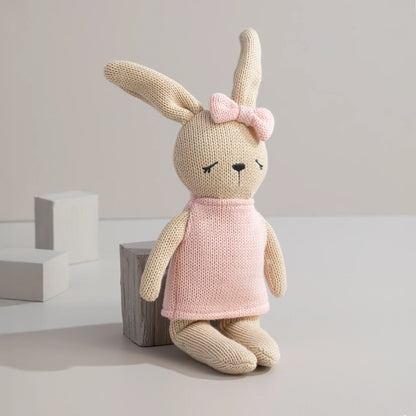 Knitted Cotton Toy - Bella the Bunny