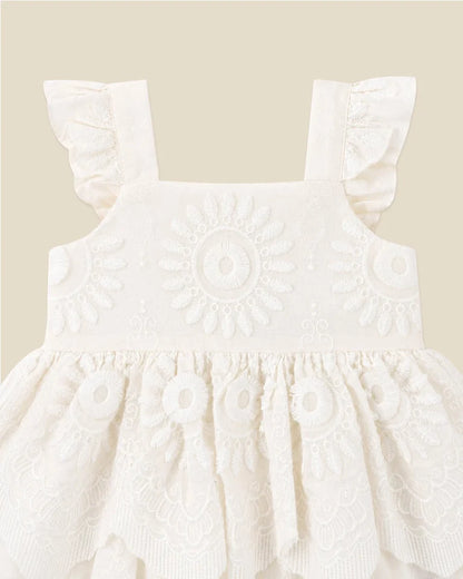 Tiered Broidery Dress 000-2Y