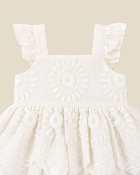 Tiered Broidery Dress 000-2Y