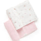 Muslin Wrap 2pk - Blossom