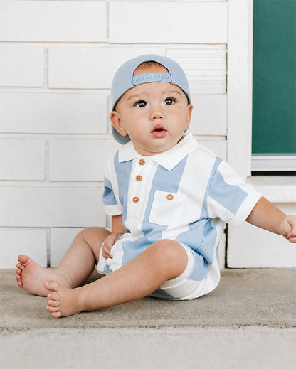 Max Stripe Rugby Romper 000-2Y