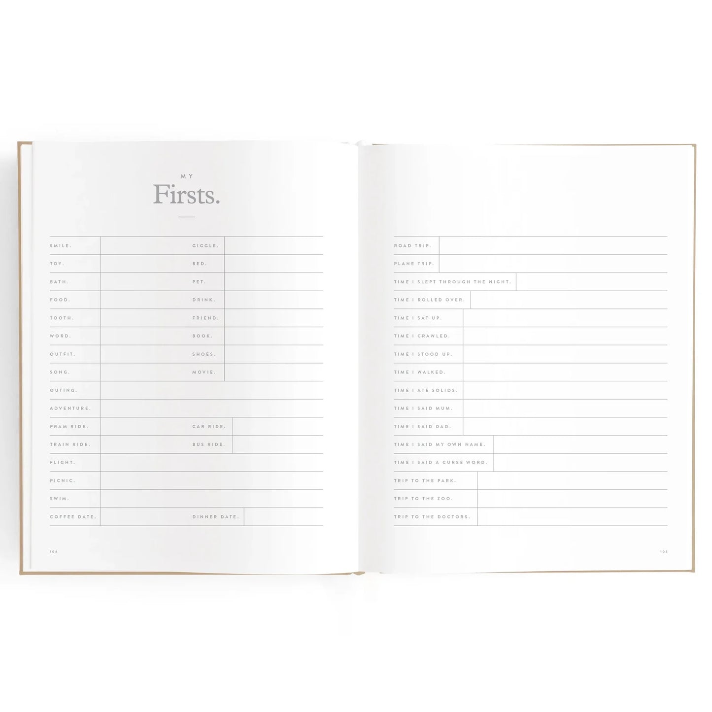 Baby Journal 3rd Edition - Biscuit