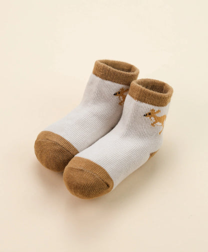 Organic Cotton Baby Socks - Kangaroo