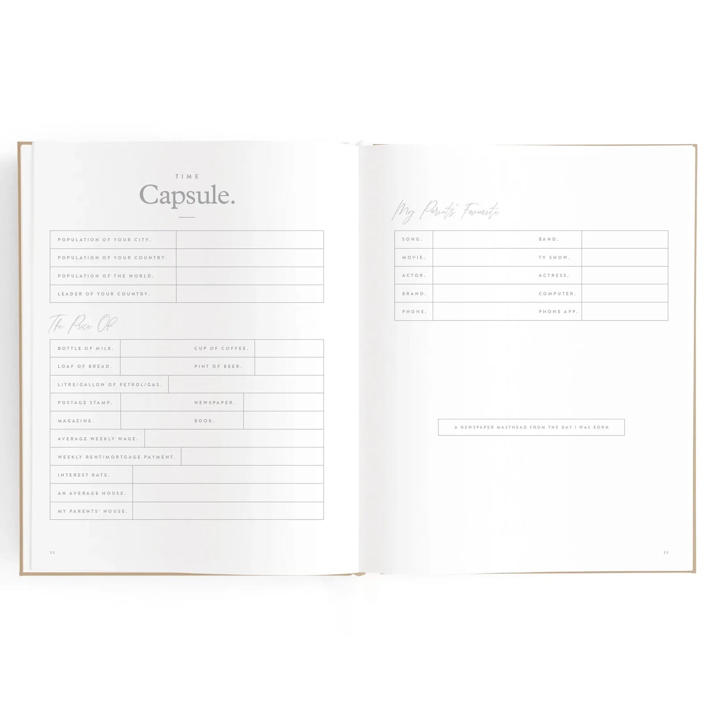 Baby Journal 3rd Edition - Biscuit