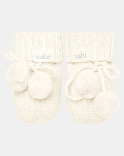 Organic Booties Marley - Cream