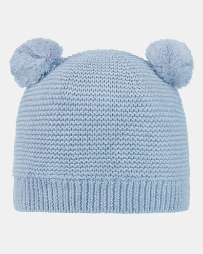 Organic Beanie Snowflake - Bluebell
