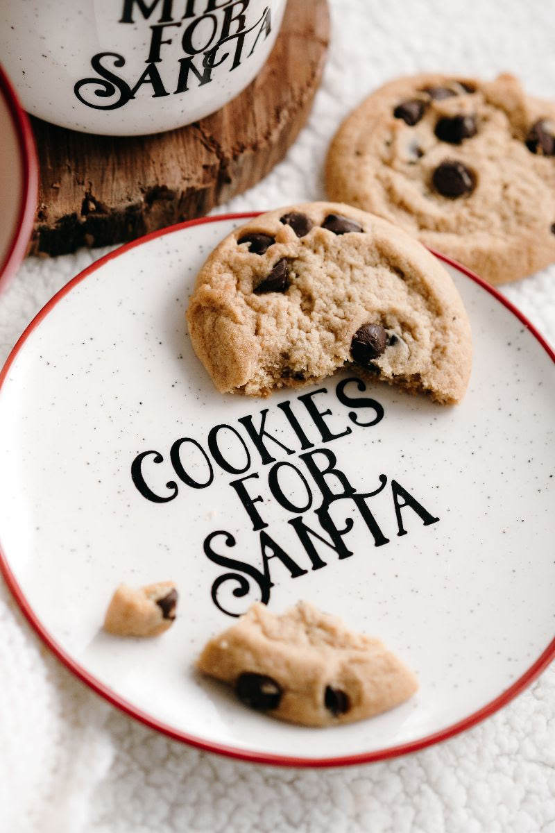 Christmas Eve Cookies, Milk & Carrots 3pc Ceramic Set