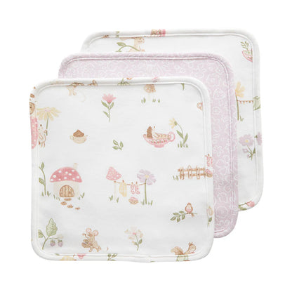 Washcloths 3pk - Whimsical Wonderland