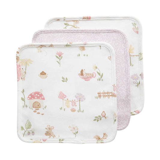 Washcloths 3pk - Whimsical Wonderland