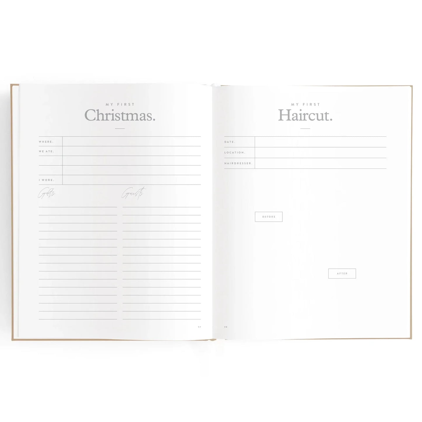 Baby Journal 3rd Edition - Biscuit