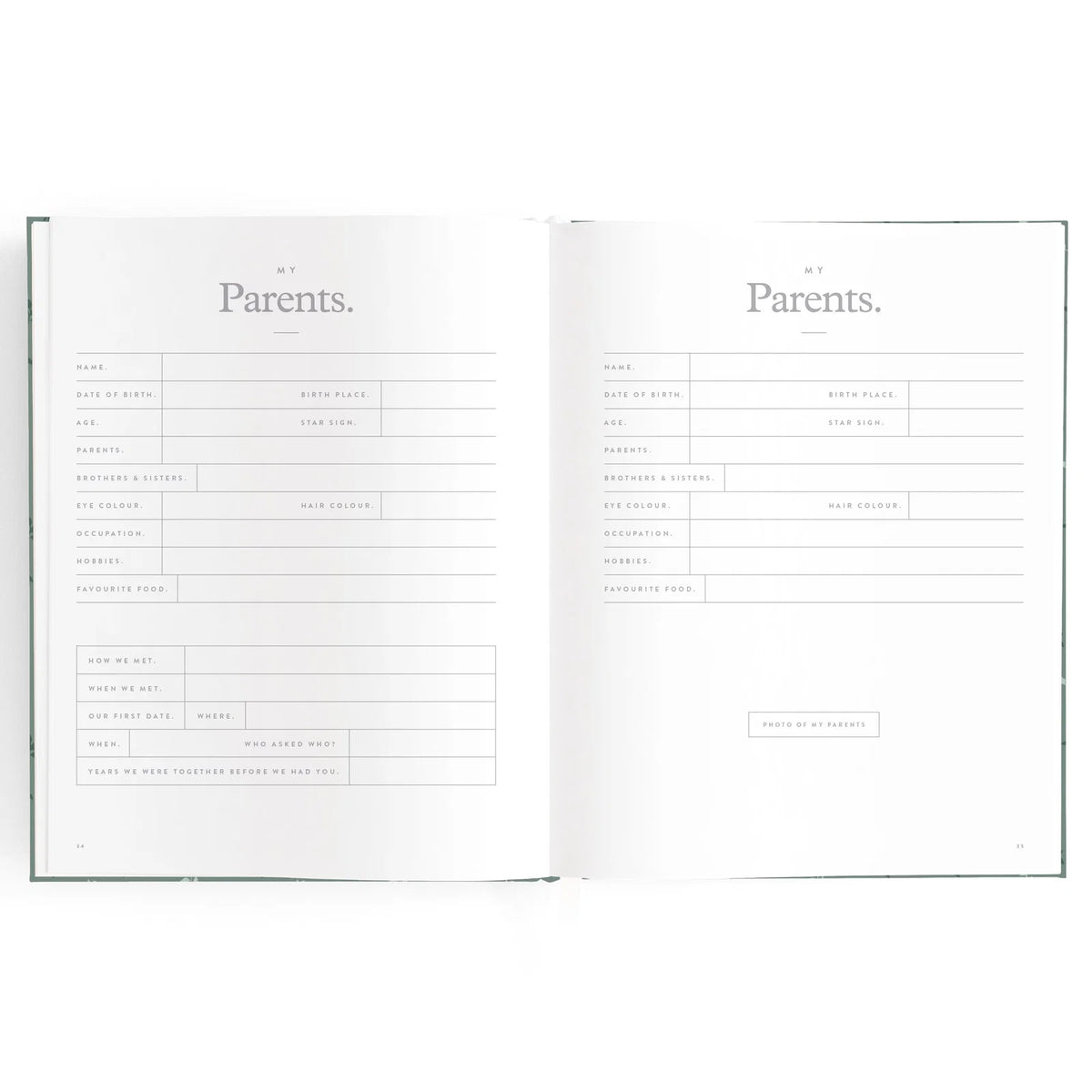 Baby Journal 3rd Edition - Pine