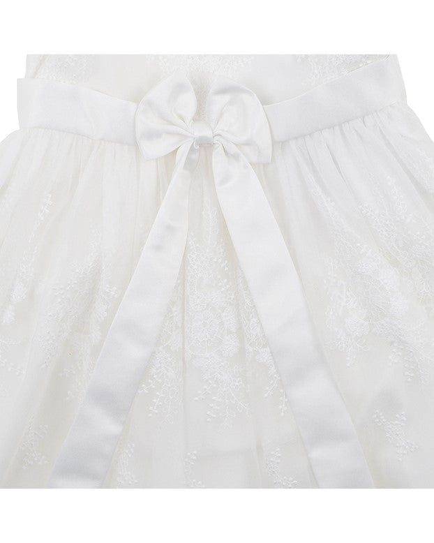 Lace Christening Gown - Ivory