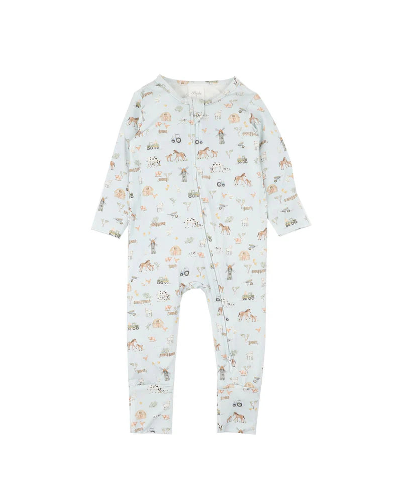 EcoCosy Zipsuit - Farm