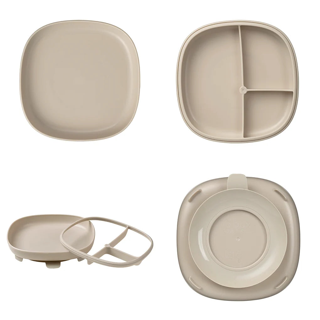 2 in 1 Suction Plate - Latte