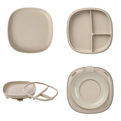 2 in 1 Suction Plate - Latte