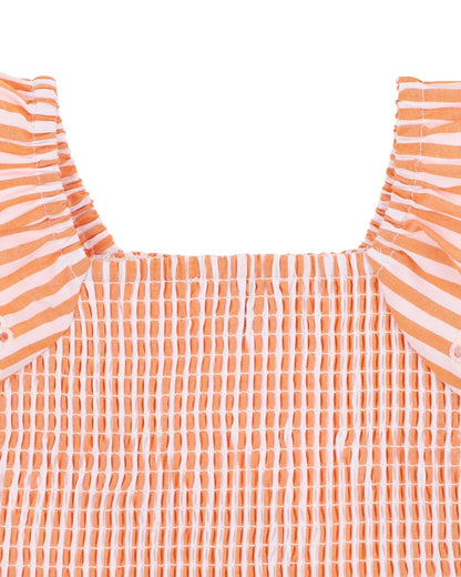 Paradiso Stripe Shirred Top