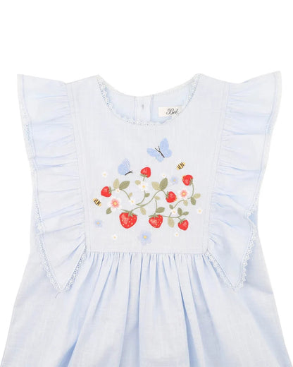 Poppy Embroidered Yoke Dress 3Y-5Y
