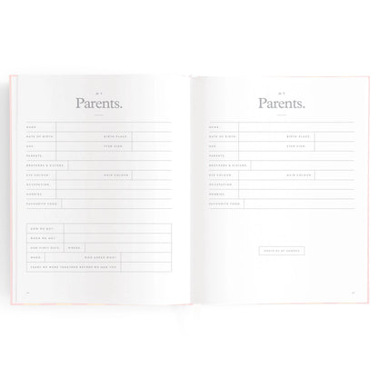 Baby Journal - Petal Stripe