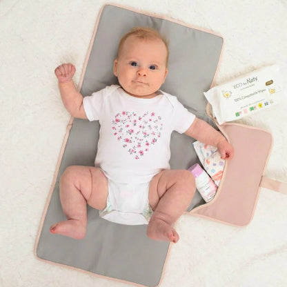 Organic Cotton Clothing 6pc Clothing Gift Set - Pink Petals