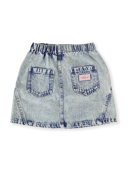 Esta A-Line Denim Skirt