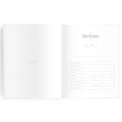 Baby Journal - Petal Stripe