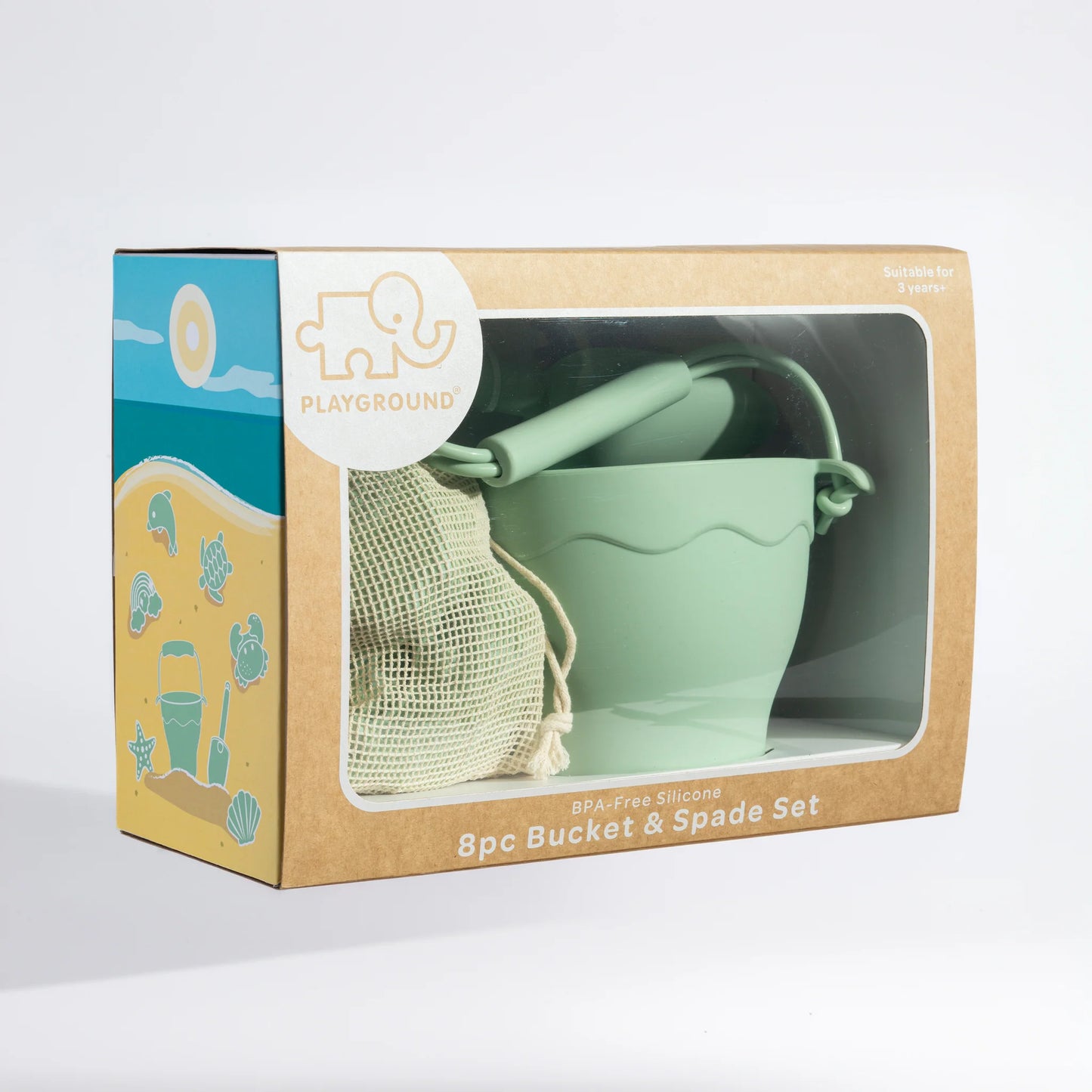 Beach Bucket Set 8pc - Sage