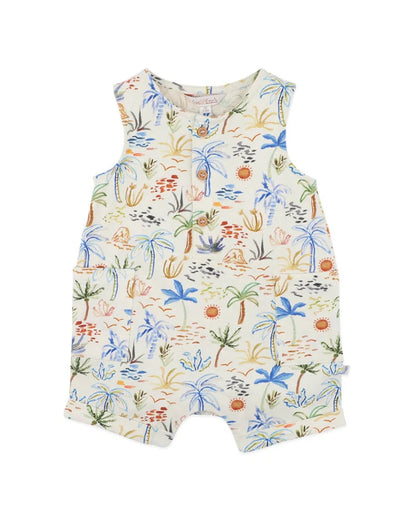 Havana Organic Button-up Romper 000-1Y