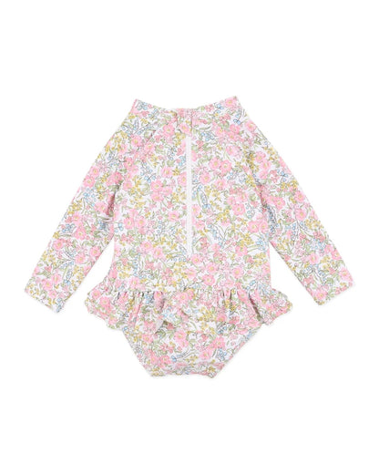Marissa Sunsuit with Aqua Nappy