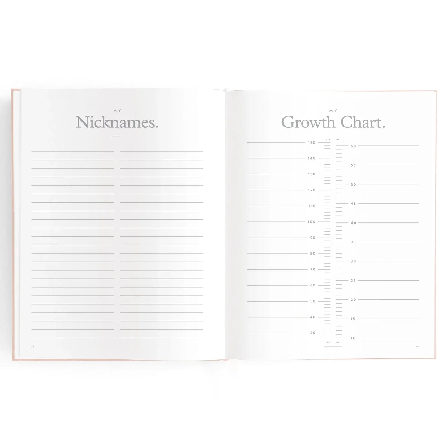 Baby Journal 3rd Edition - Rose