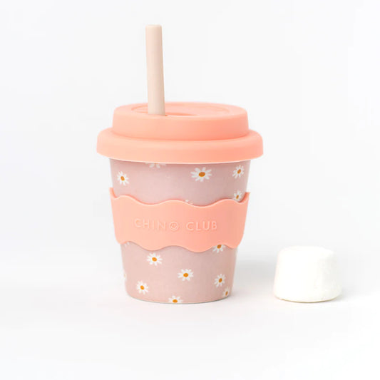 Pink Daisy Baby Chino Cup
