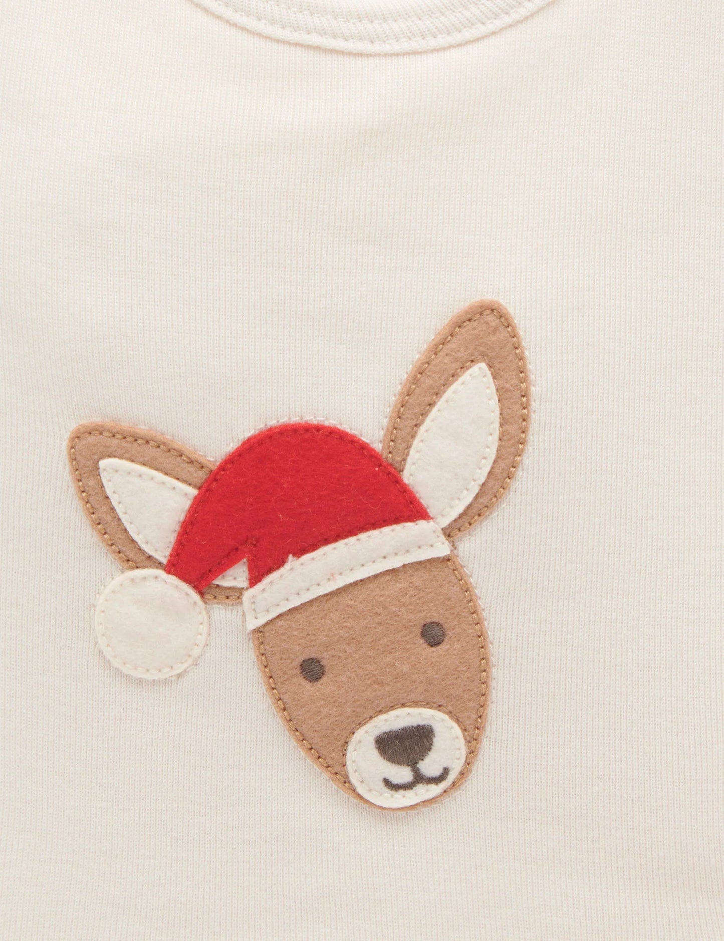 Kangaroo Santa Bib