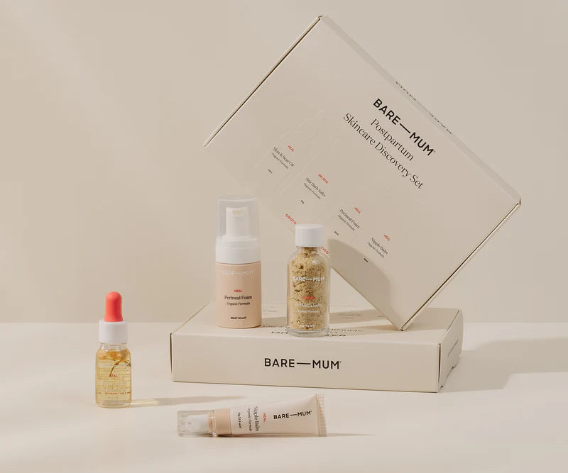 Postpartum Organic Skincare Discovery Set