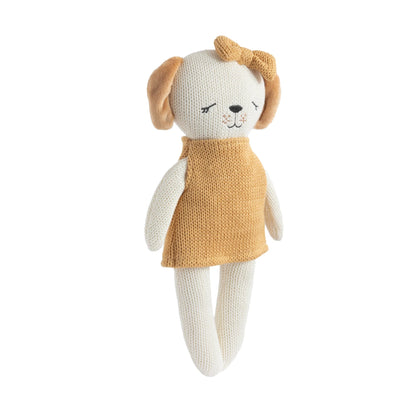 Knitted Cotton Toy - Paula the Puppy